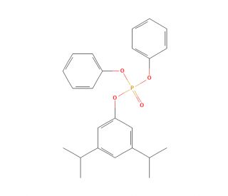 3,5-Bis(isopropyl)phenyl Diphenyl Phosphate (CAS 113765-39-2) - chemical structure image