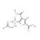({[3,5-bis(methoxycarbonyl)-4-methylthien-2-yl]sulfonyl}amino)acetic acid - chemical structure image