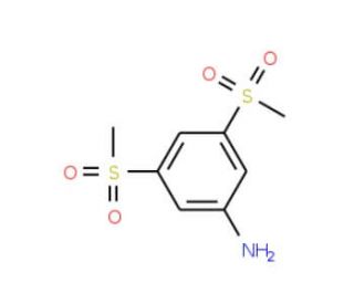 3,5-Bis(methylsulfonyl)aniline (CAS 51859-12-2) - chemical structure image
