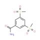 3,5-Bis(methylsulfonyl)benzamide (CAS 849924-85-2) - chemical structure image
