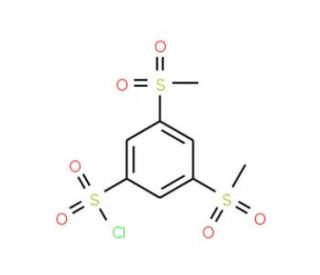 3,5-Bis(methylsulfonyl)benzenesulfonylchloride (CAS 849035-99-0) - chemical structure image