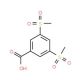 3,5-Bis(methylsulfonyl)benzoic acid (CAS 90536-91-7) - chemical structure image