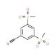 3,5-Bis(methylsulfonyl)benzonitrile (CAS 169696-83-7) - chemical structure image