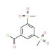 3,5-Bis(methylsulfonyl)benzoyl chloride (CAS 90649-99-3) - chemical structure image