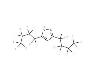 3,5-Bis(perfluorobutyl)pyrazole - chemical structure image