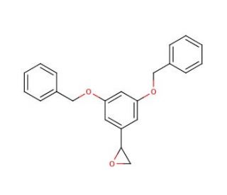 [3,5-Bis(phenylmethoxy)phenyl]oxirane (CAS 50841-47-9) - chemical structure image