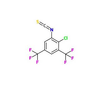 3,5-Bis(trifluoromethyl)-2-chlorophenyl isothiocyanate - chemical structure image