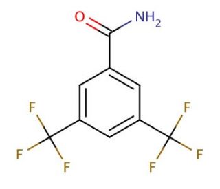 3,5-Bis(trifluoromethyl)benzamide (CAS 22227-26-5) - chemical structure image