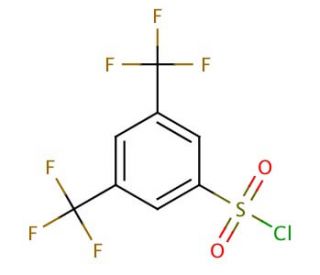 3,5-Bis(trifluoromethyl)benzenesulfonyl chloride (CAS 39234-86-1) - chemical structure image
