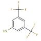 3,5-Bis(trifluoromethyl)benzenethiol (CAS 130783-02-7) - chemical structure image
