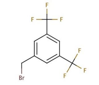 3,5-Bis(trifluoromethyl)benzyl bromide (CAS 32247-96-4) - chemical structure image