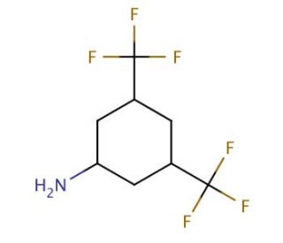 3,5-bis(trifluoromethyl)cyclohexanamine - chemical structure image