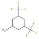 3,5-bis(trifluoromethyl)cyclohexanamine - chemical structure image