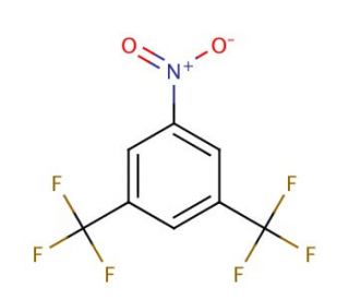 3,5-Bis(trifluoromethyl)nitrobenzene (CAS 328-75-6) - chemical structure image