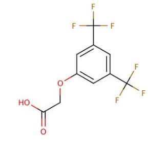 [3,5-bis(trifluoromethyl)phenoxy]acetic acid - chemical structure image