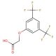[3,5-bis(trifluoromethyl)phenoxy]acetic acid - chemical structure image