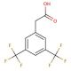 3,5-Bis(trifluoromethyl)phenylacetic acid (CAS 85068-33-3) - chemical structure image