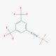 (3,5-Bis(trifluoromethyl)phenylethynyl)trimethylsilane (CAS 618092-28-7) - chemical structure image