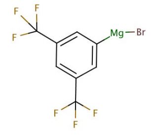 3,5-Bis(trifluoromethyl)phenylmagnesium bromide solution (CAS 112981-69-8) - chemical structure image