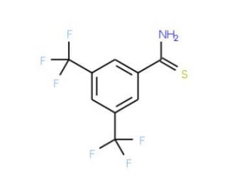 3,5-Bis(trifluoromethyl)thiobenzamide (CAS 317319-15-6) - chemical structure image