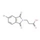 3-(5-bromo-1,3-dioxo-1,3-dihydro-2H-isoindol-2-yl)propanoic acid - chemical structure image
