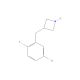 3-[(5-Bromo-2-fluorophenyl)methyl]azetidine (CAS 937619-34-6) - chemical structure image