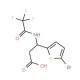 3-(5-Bromo-2-thienyl)-3-[(2,2,2-trifluoroacetyl)-amino]propanoic acid - chemical structure image
