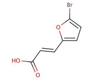 3-(5-Bromo-furan-2-yl)-acrylic acid - chemical structure image