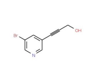 3-(5-Bromo-pyridin-3-yl)-prop-2-yn-1-ol (CAS 873302-37-5) - chemical structure image