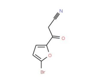 3-(5-bromofuran-2-yl)-3-oxopropanenitrile (CAS 93277-17-9) - chemical structure image