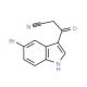 3-(5-Bromoindol-3-yl)-3-oxopropanenitrile - chemical structure image