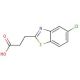 3-(5-chloro-1,3-benzothiazol-2-yl)propanoic acid - chemical structure image