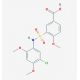 3-(5-Chloro-2,4-dimethoxy-phenylsulfamoyl)-4-methoxy-benzoic acid - chemical structure image