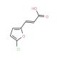 3-(5-chloro-2-furyl)acrylic acid - chemical structure image