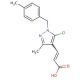 3-[5-chloro-3-methyl-1-(4-methylbenzyl)-1H-pyrazol-4-yl]acrylic acid - chemical structure image