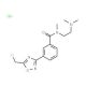 3-[5-(Chloromethyl)-1,2,4-oxadiazol-3-yl]-N-[2-(dimethylamino)ethyl]-N-methylbenzamide hydrochloride - chemical structure ima