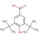 3,5-Di-tert-butyl-4-hydroxybenzoic acid (CAS 1421-49-4) - chemical structure image