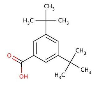 3,5-Di-tert-butylbenzoic acid (CAS 16225-26-6) - chemical structure image