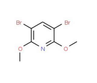 3,5-Dibromo-2,6-dimethoxypyridine (CAS 16727-44-9) - chemical structure image