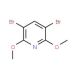 3,5-Dibromo-2,6-dimethoxypyridine (CAS 16727-44-9) - chemical structure image