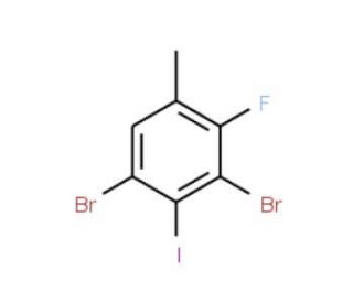 3,5-Dibromo-2-fluoro-4-iodotoluene - chemical structure image