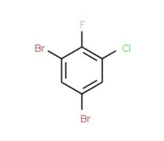 3,5-Dibromo-2-fluorochlorobenzene (CAS 1000573-27-2) - chemical structure image