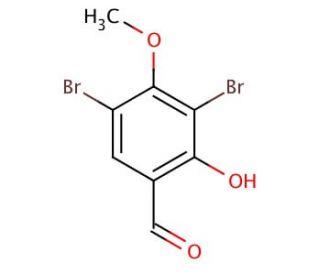 3,5-Dibromo-2-hydroxy-4-methoxybenzaldehyde (CAS 117238-61-6) - chemical structure image