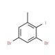 3,5-Dibromo-2-iodotoluene - chemical structure image