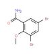 3,5-dibromo-2-methoxybenzamide - chemical structure image