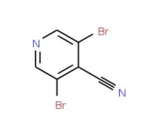 3,5-Dibromo-4-cyanopyridine (CAS 870244-34-1) - chemical structure image