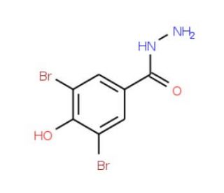 3,5-Dibromo-4-hydroxybenzohydrazide - chemical structure image