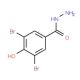 3,5-Dibromo-4-hydroxybenzohydrazide - chemical structure image