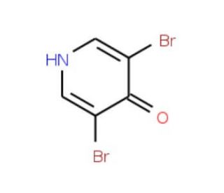 3,5-Dibromo-4-hydroxypyridine (CAS 141375-47-5) - chemical structure image