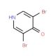 3,5-Dibromo-4-hydroxypyridine (CAS 141375-47-5) - chemical structure image